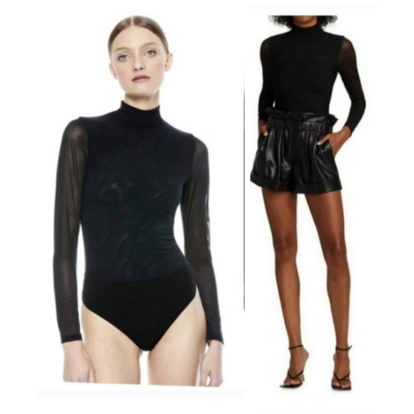 Alice + Olivia Clarinda Turtleneck Long Sleeve Bodysuit in size XL NWT - Picture 12 of 12